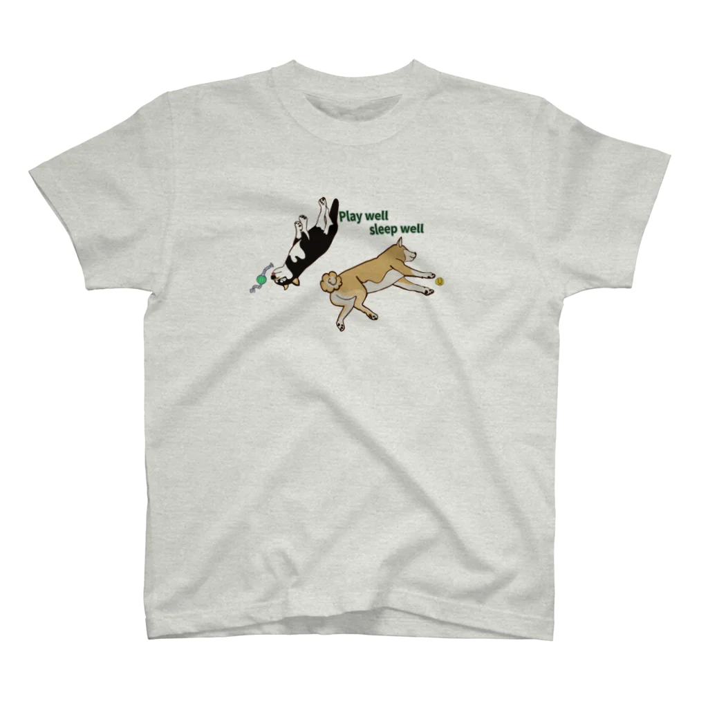 ゆんたく。のおやすみ柴犬 Regular Fit T-Shirt