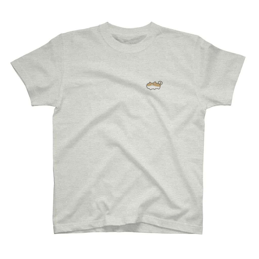 れて=レパプのしばいぬワンポイントTシャツ Regular Fit T-Shirt