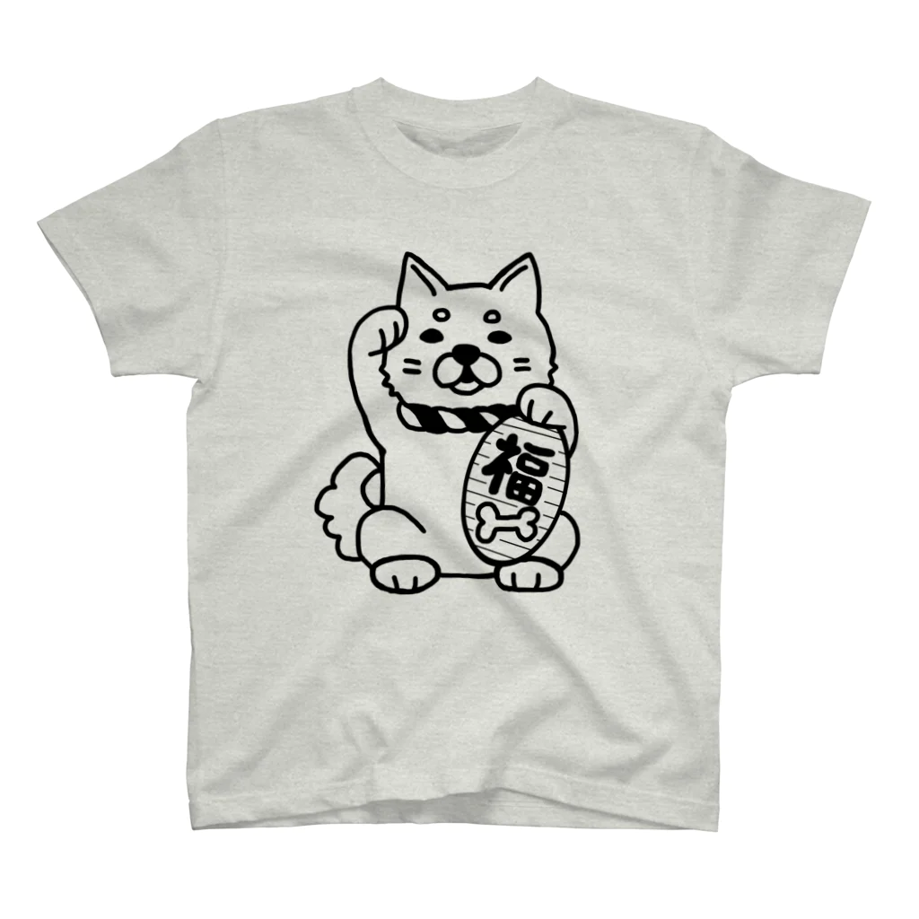 ヒヨッコ堂のまねき犬 スタンダードTシャツ