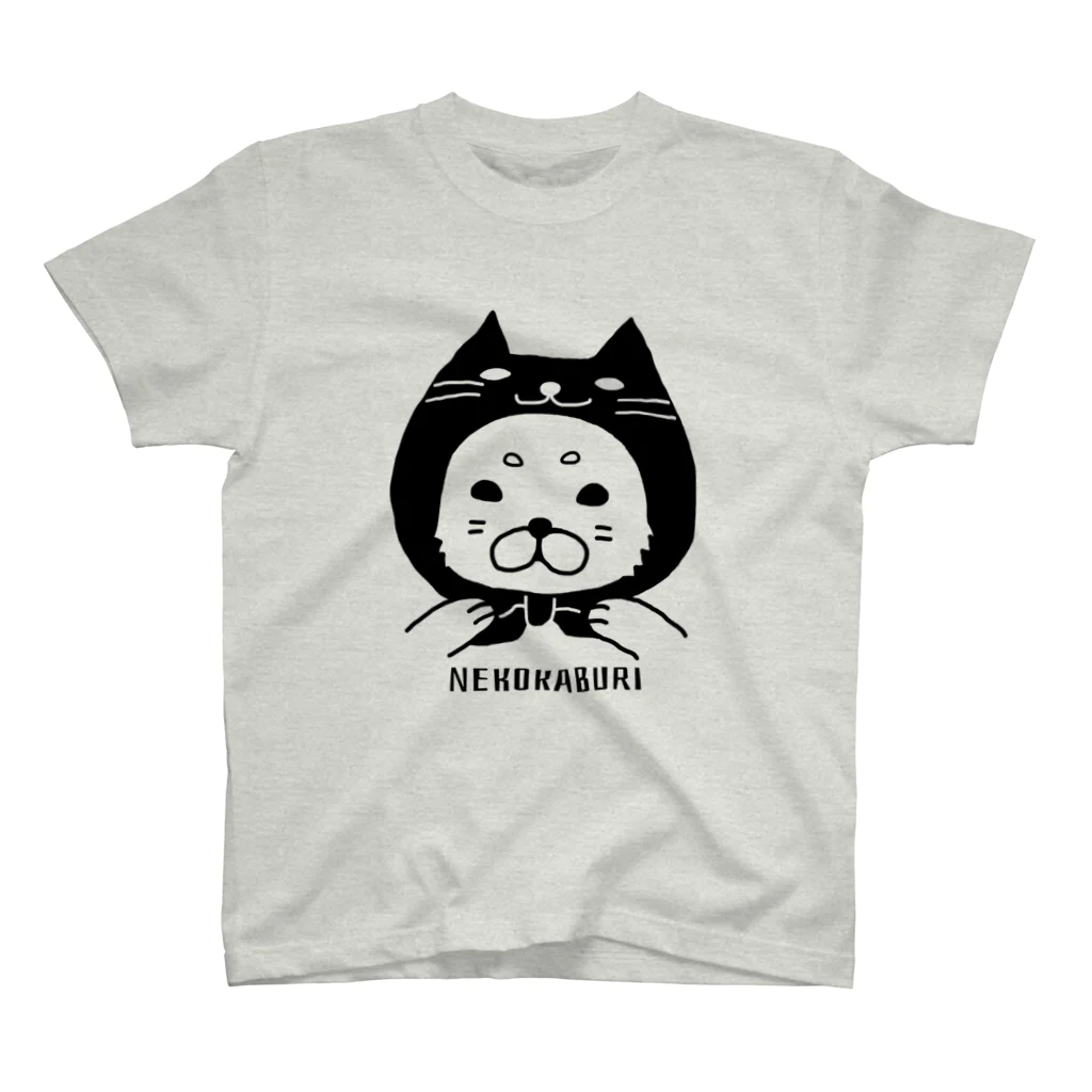 ヒヨッコ堂の猫かぶりな犬 スタンダードTシャツ