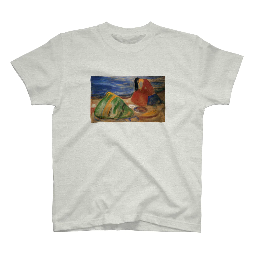 Art Baseのムンク / 憂鬱 / Melancholy / Edvard Munch / 1911 スタンダードTシャツ