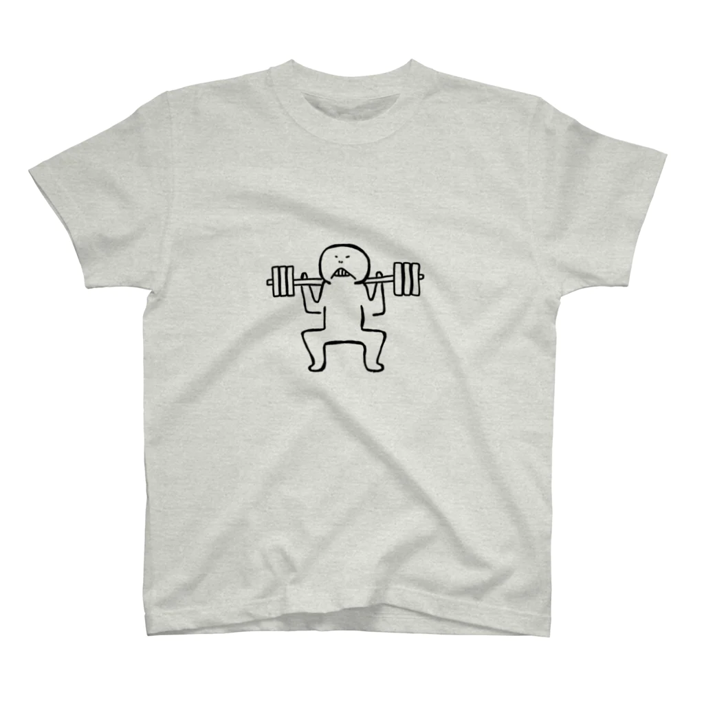 workout,chillout.のwo,co. squat  スタンダードTシャツ