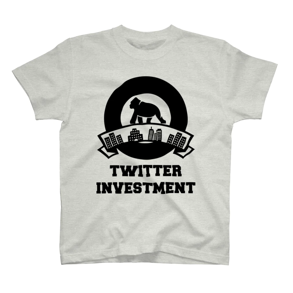 ツイッターインベストメントアパレル事業部の公式ロゴ（文字入り） スタンダードTシャツ