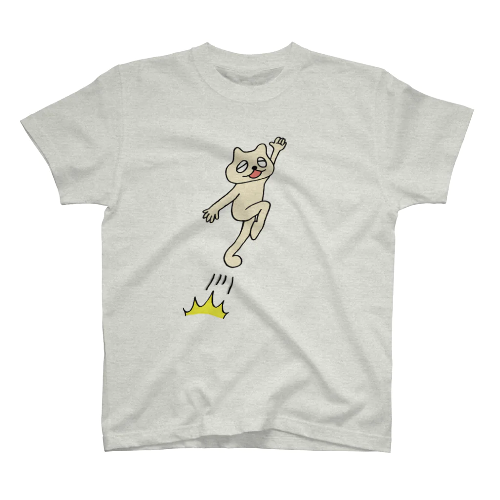 maco-necoのジャンピング マコネコ Regular Fit T-Shirt