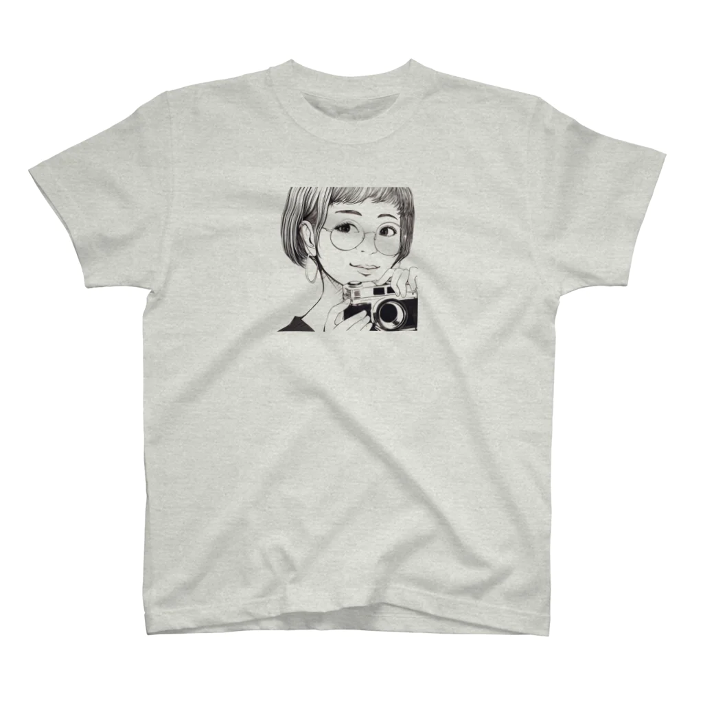 hanaのcamera girl スタンダードTシャツ