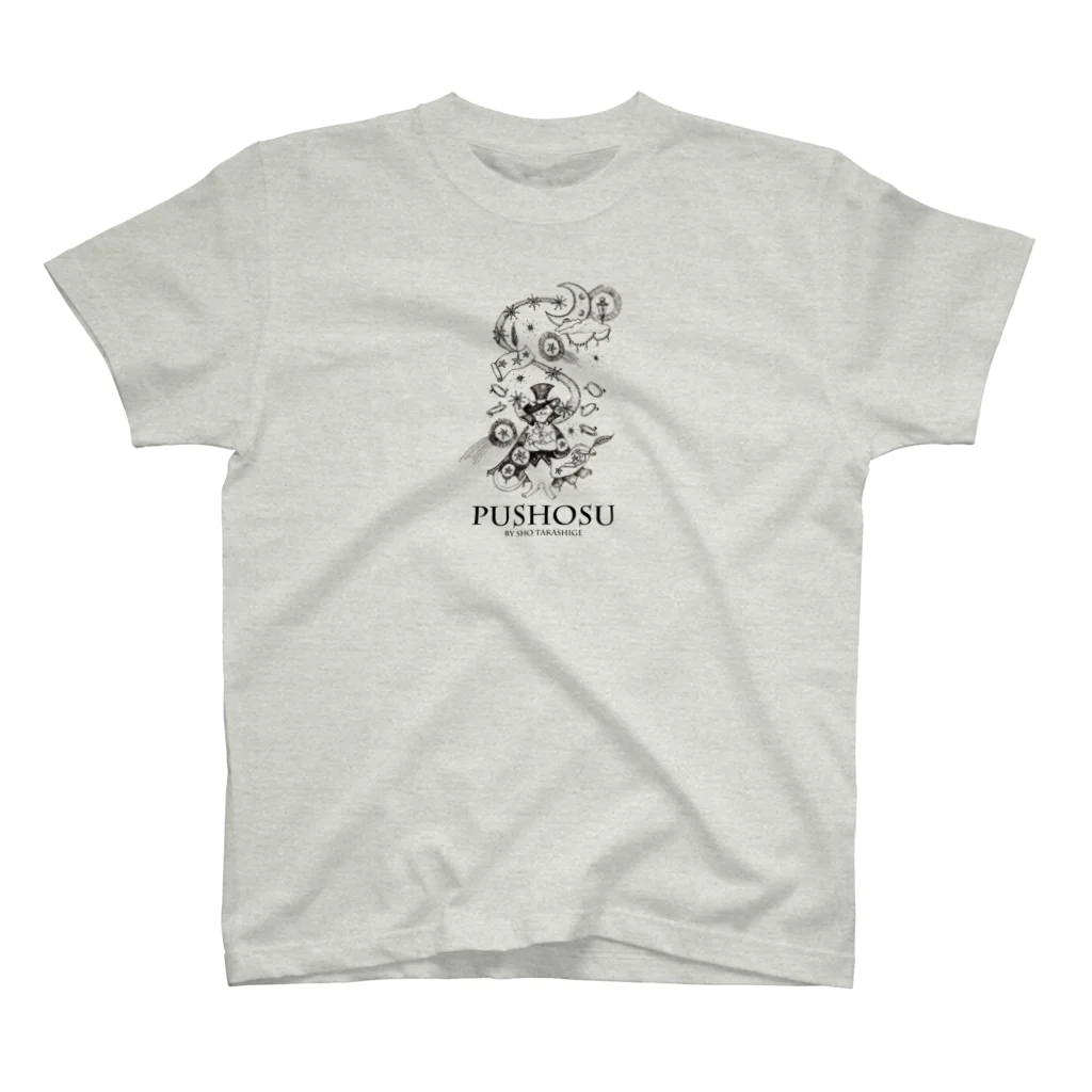 高重翔/PUSHOSUのPUSHOSU（ロゴ） Regular Fit T-Shirt