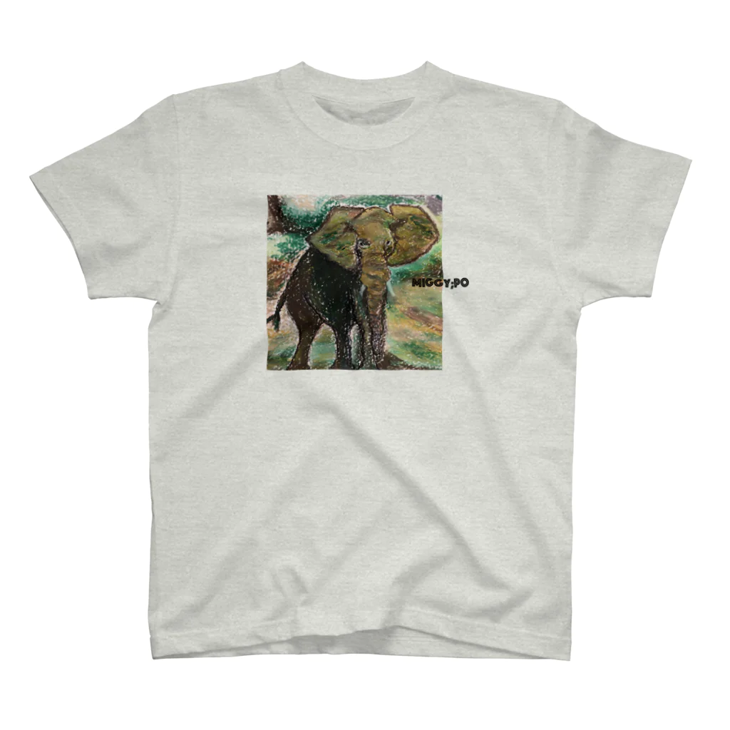 ミキアツシのElephant スタンダードTシャツ