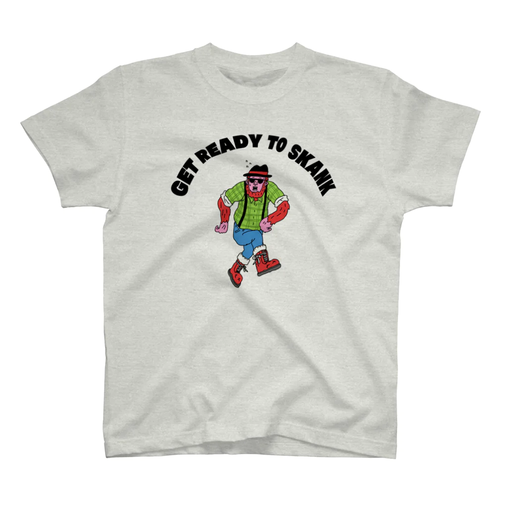 SKANKIN_MONKEYのGET READY TO SKANK スタンダードTシャツ