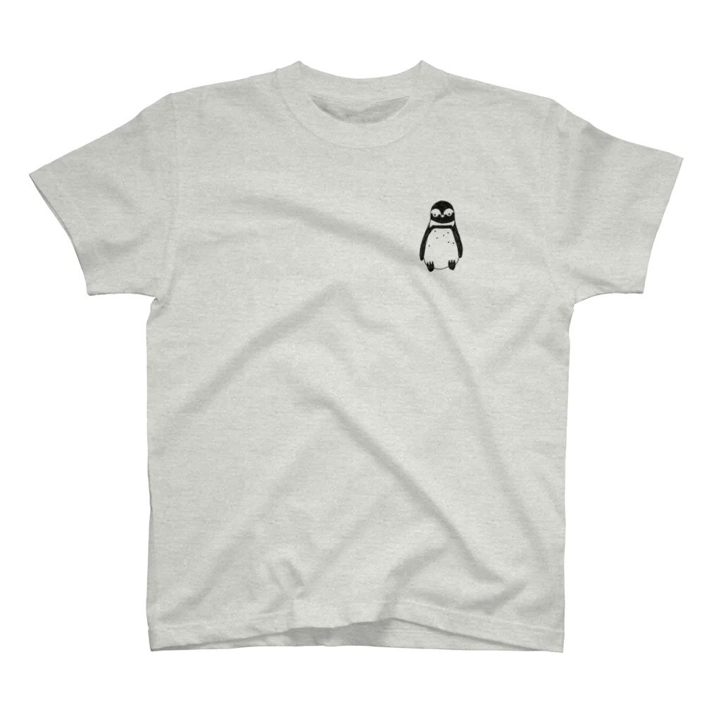 minoriとぺんぎんたちのちょこんとペンギン Regular Fit T-Shirt