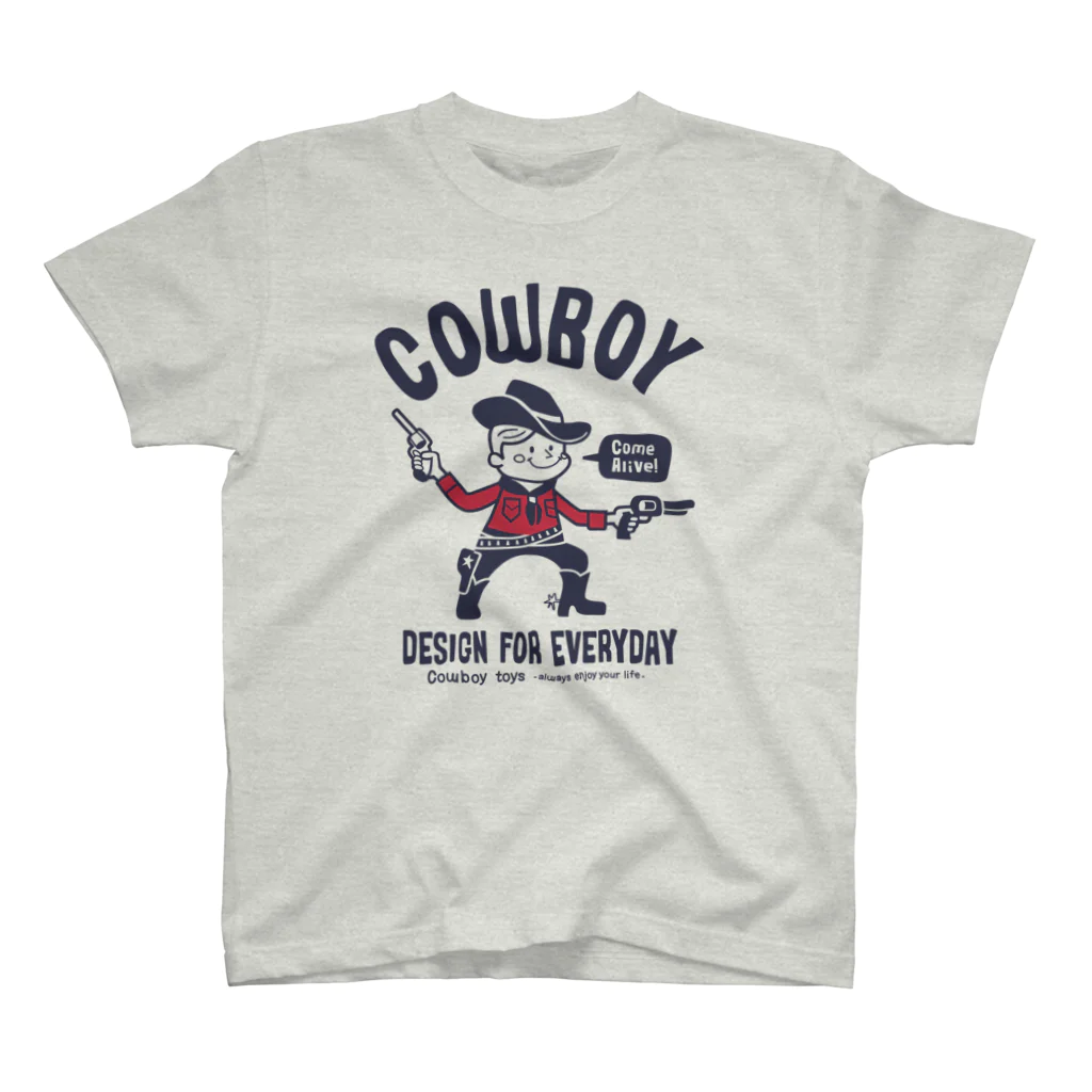 Design For Everydayのカウボーイ&ナンバリング☆アメリカンレトロ Regular Fit T-Shirt