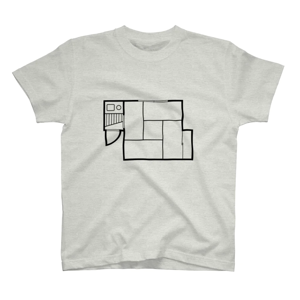 雑作家Junyaの四畳半(1K) Regular Fit T-Shirt