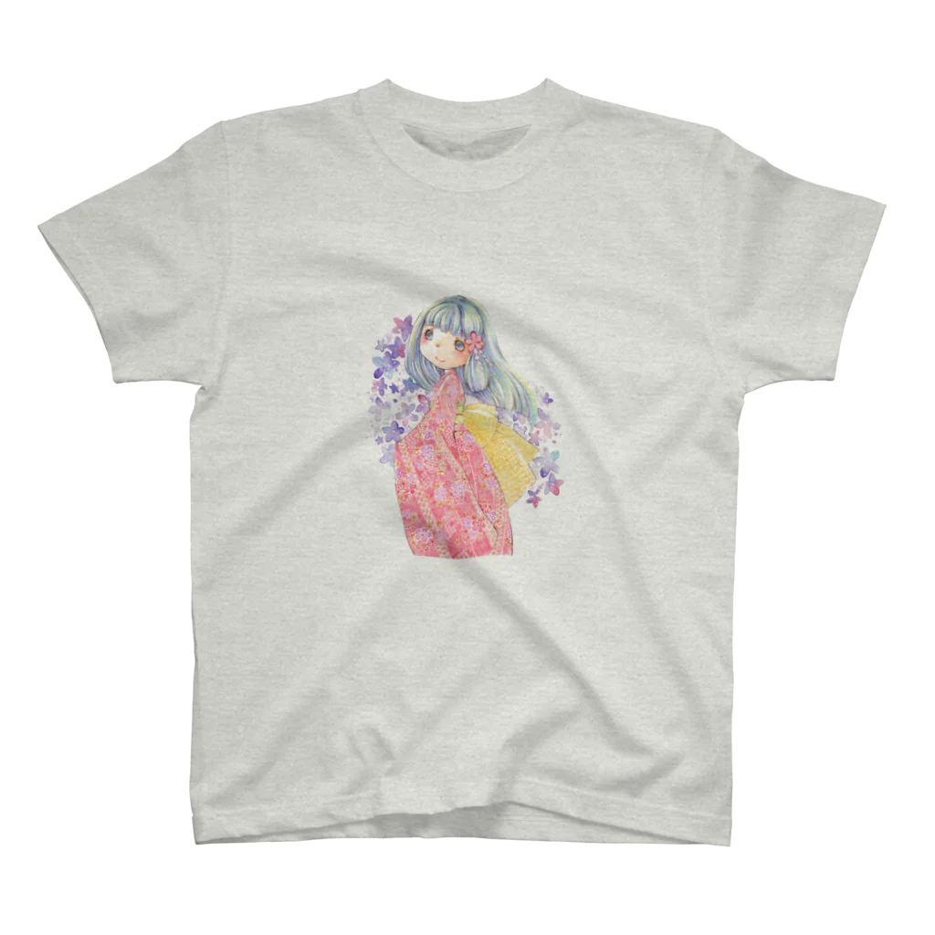 ルミ*withUの着物女子 スタンダードTシャツ