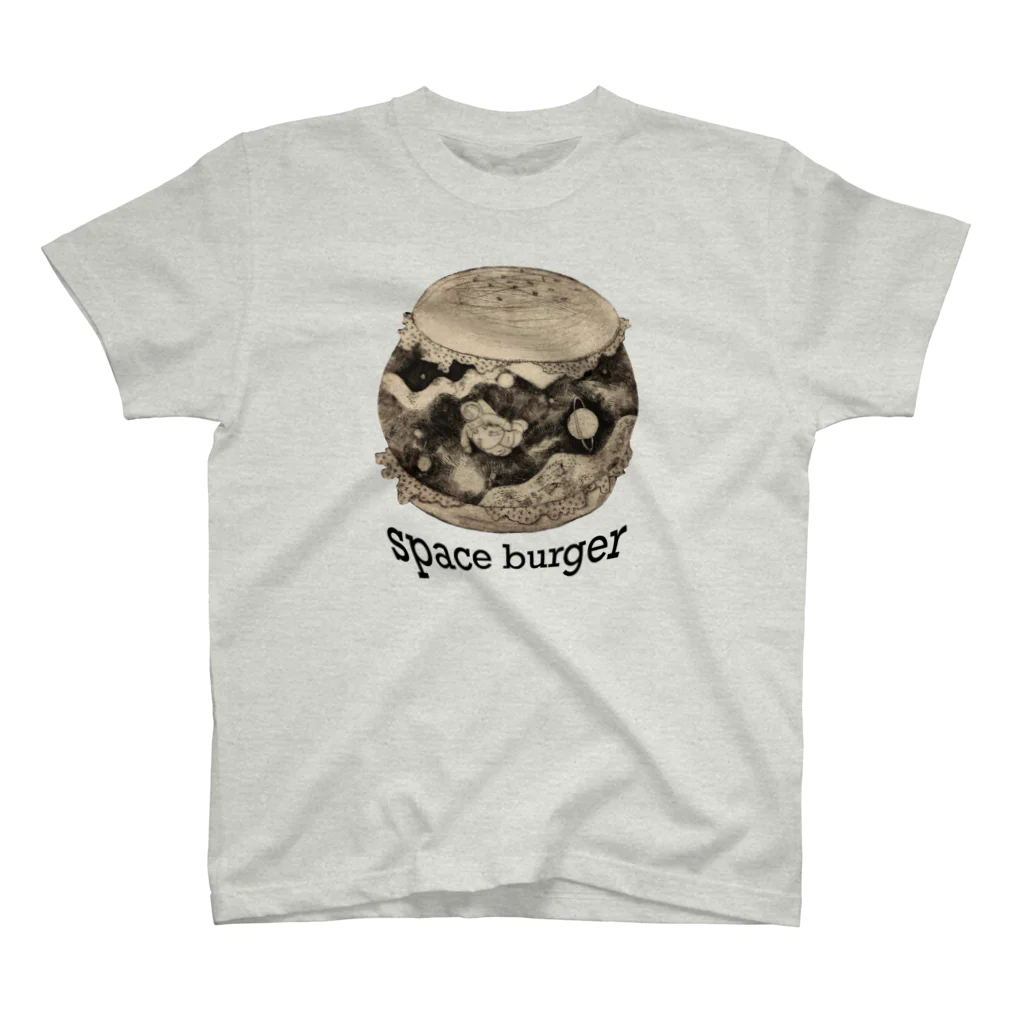 金属珈琲店のburgerシリーズ【宇宙バーガー】 スタンダードTシャツ