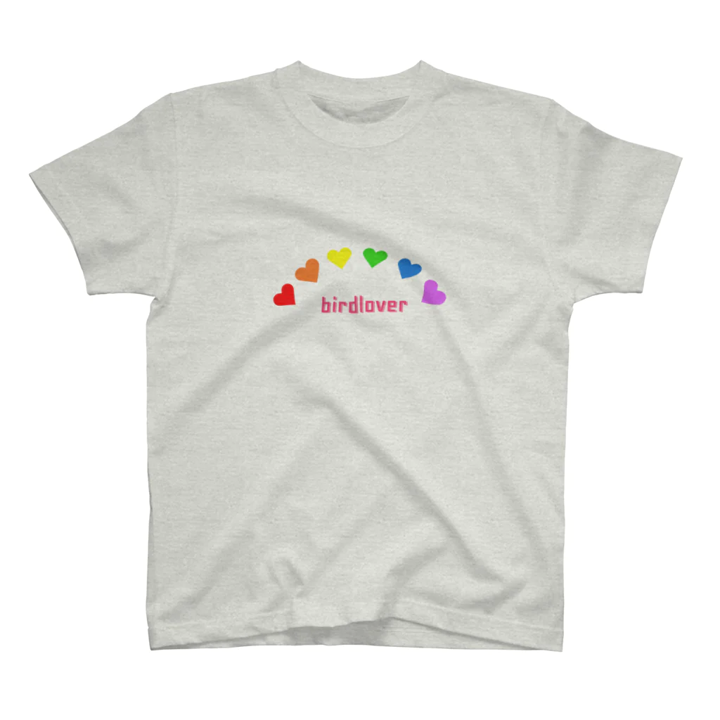 鳥バード#birdloverのbirdlover#birdlover スタンダードTシャツ