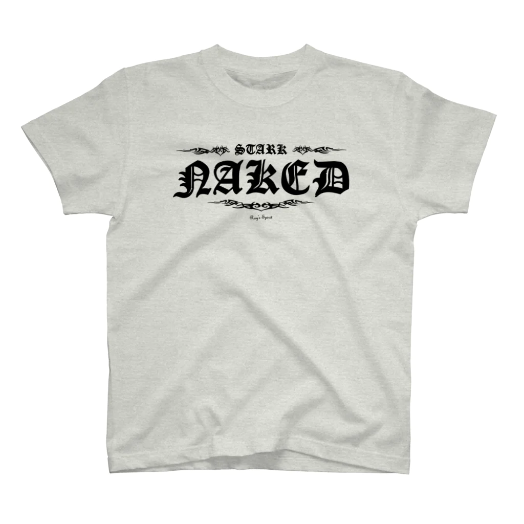 Ray's Spirit　レイズスピリットのSTARK NAKED（BLACK） Regular Fit T-Shirt