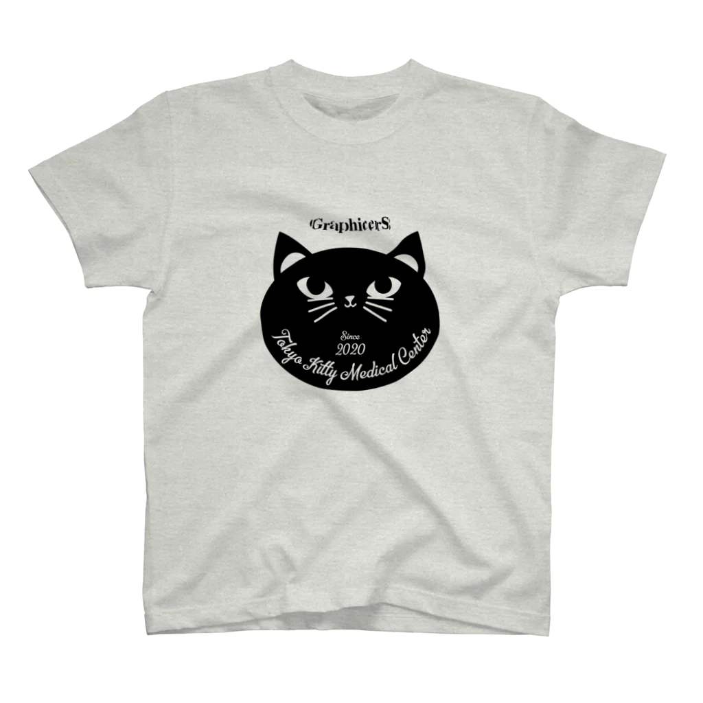 GraphicersのCat Face スタンダードTシャツ