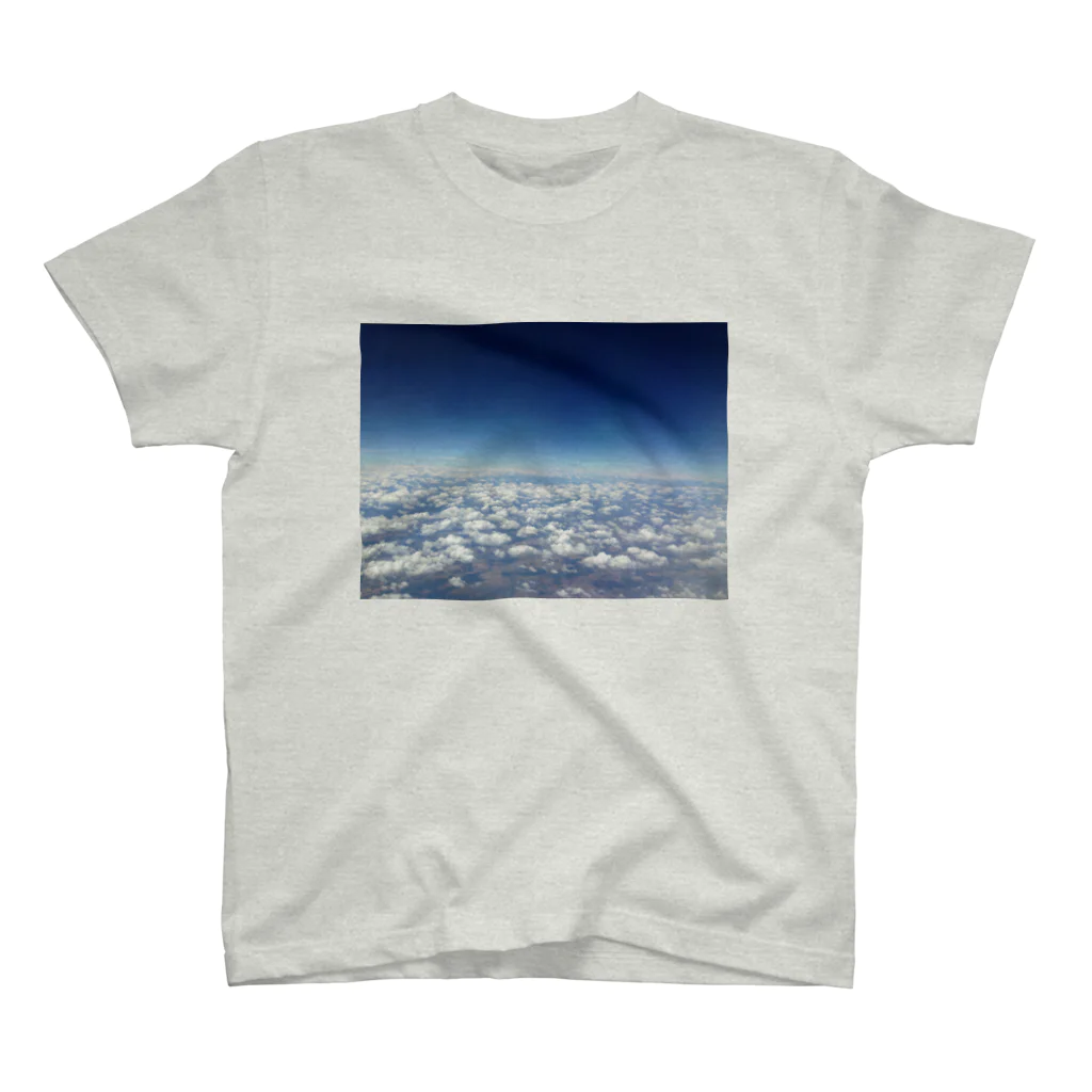 旅人の木@蒼也の空から地上を見てみよう(写真) スタンダードTシャツ