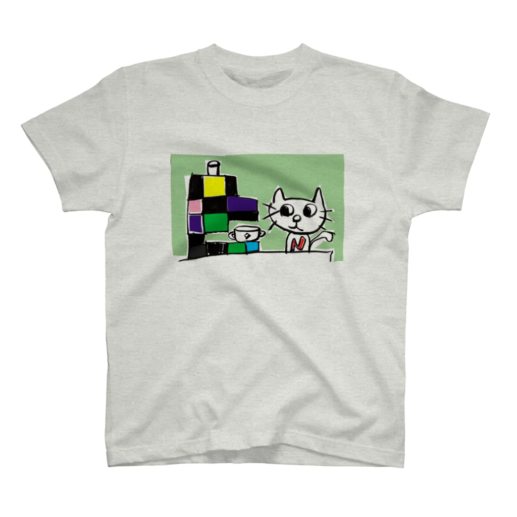 woolrecordのnekock スタンダードTシャツ