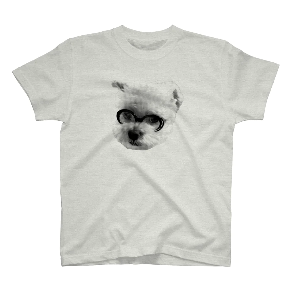 wanwan peepee'sのintelligence dog Regular Fit T-Shirt