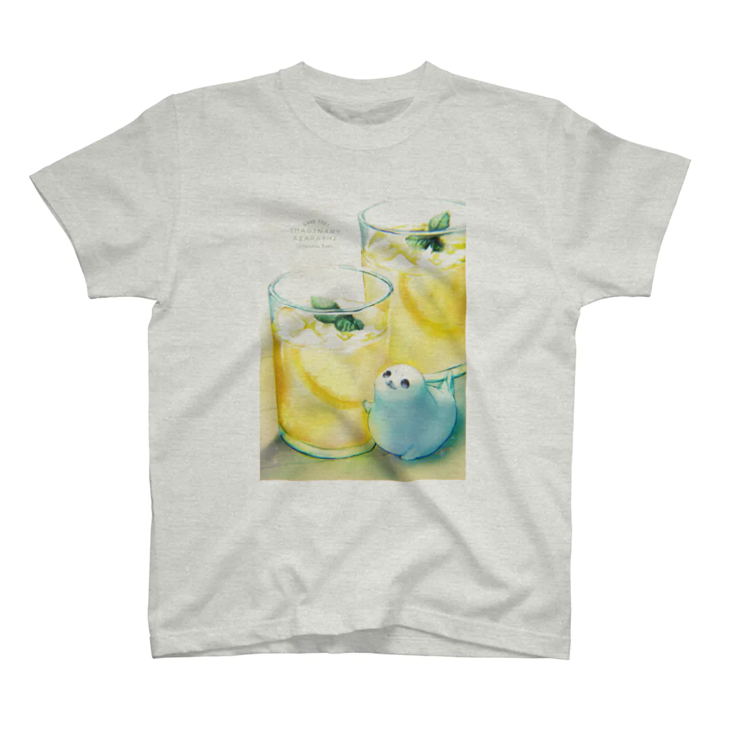 BARE FEET/猫田博人のアザラシとレモネード（新規イラスト） スタンダードTシャツ