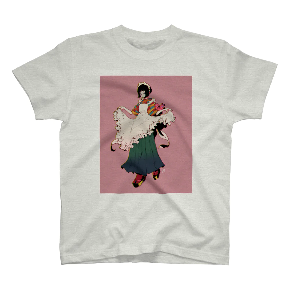 朝際イコ/ ICO ASAGIWAの喫茶あさぎわの女給さん スタンダードTシャツ