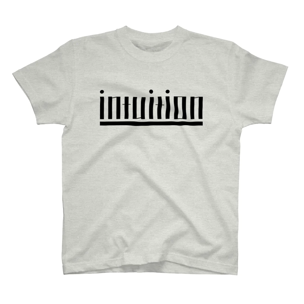 intuition_brandのintuition（黒ロゴ） スタンダードTシャツ