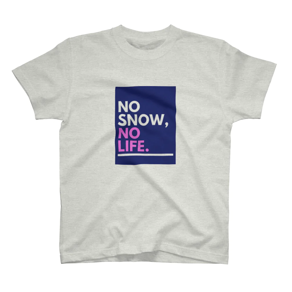 WHITETREE（ホワイトツリー）のNO SNOW NO LIFE #001 スタンダードTシャツ