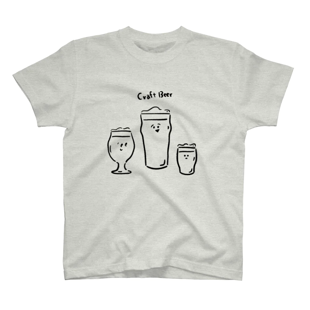 ビール屋さんのクラフトビールトリオT スタンダードTシャツ