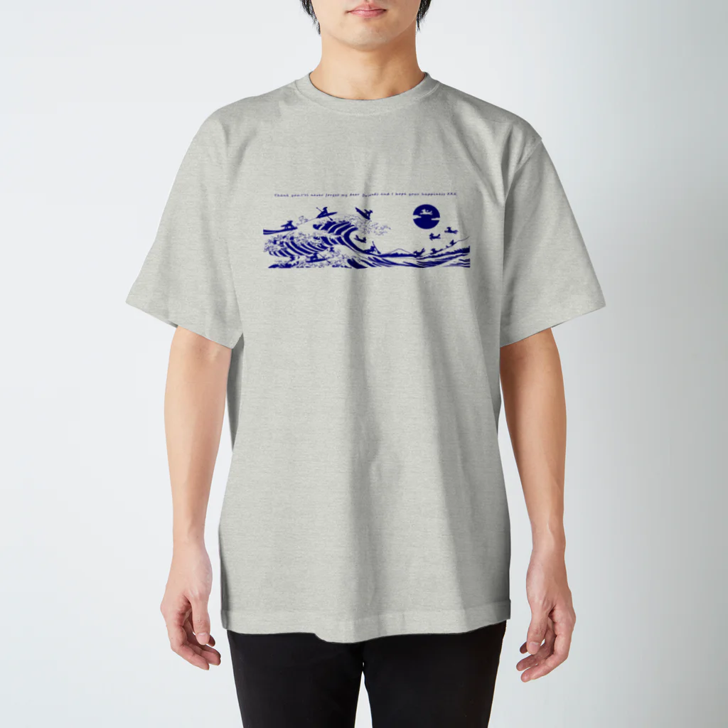AtelierBoopのWATERDOGandSUPDOG  スタンダードTシャツ