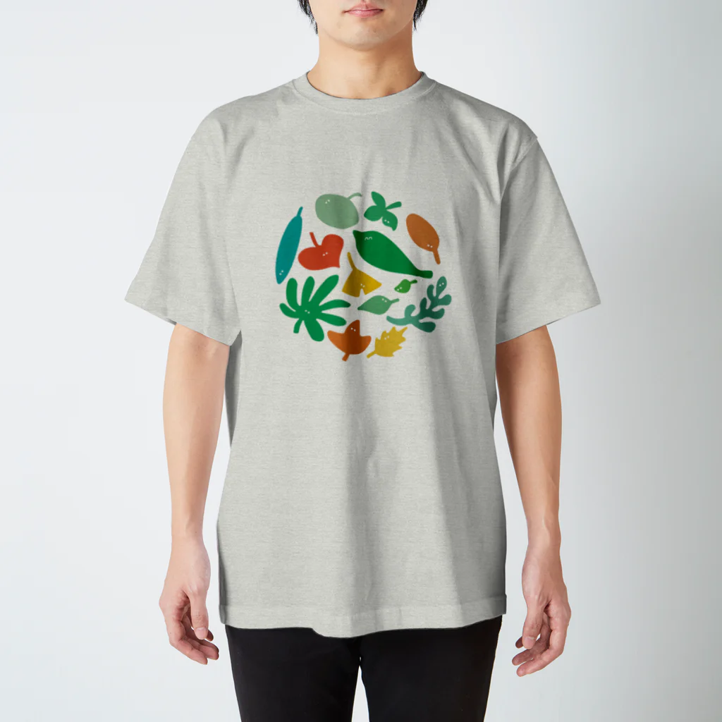 おばけ植物園の葉っぱのおばけたち スタンダードTシャツ