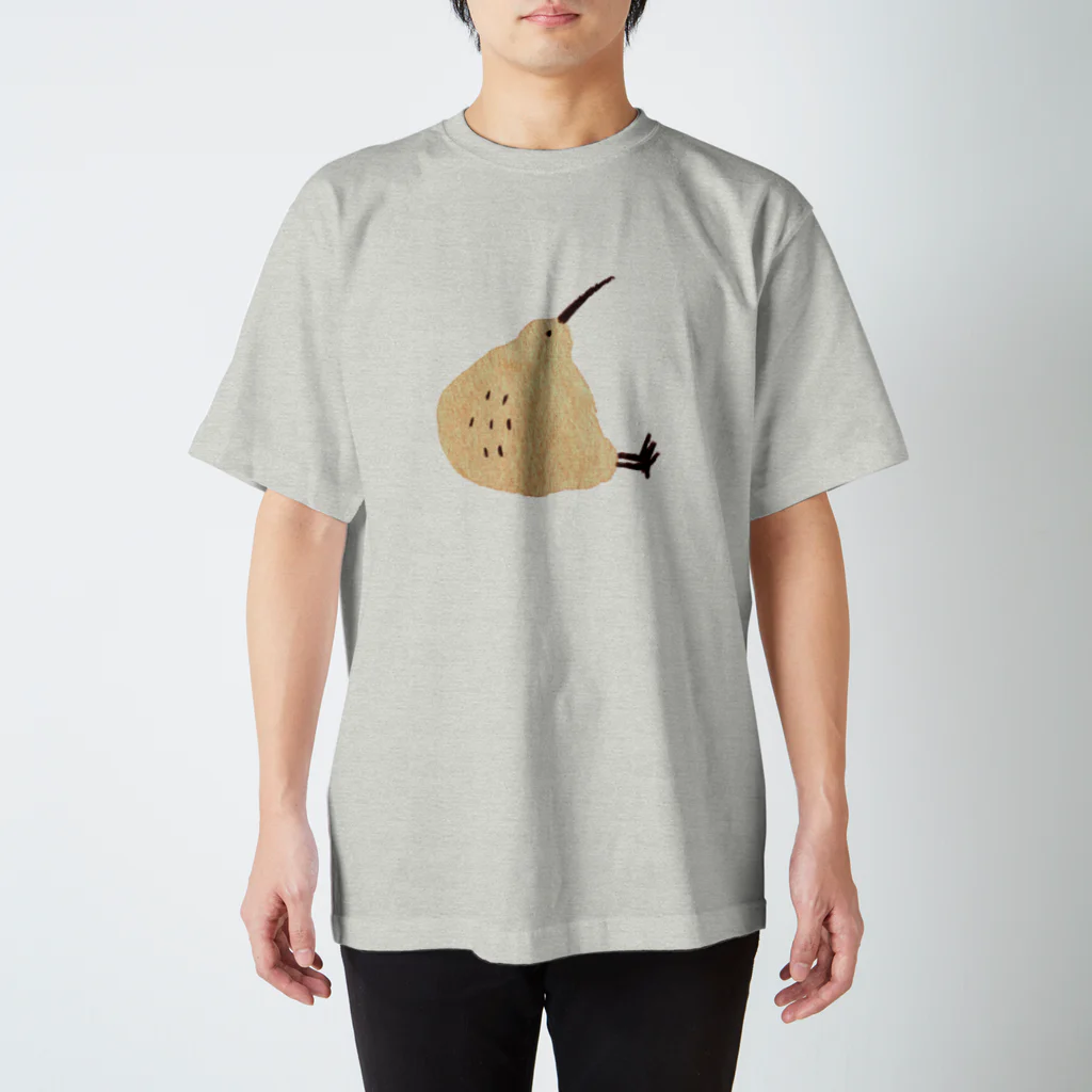 Tomomi Fujiiのずんぐり屋のお座りキウイバード 티셔츠
