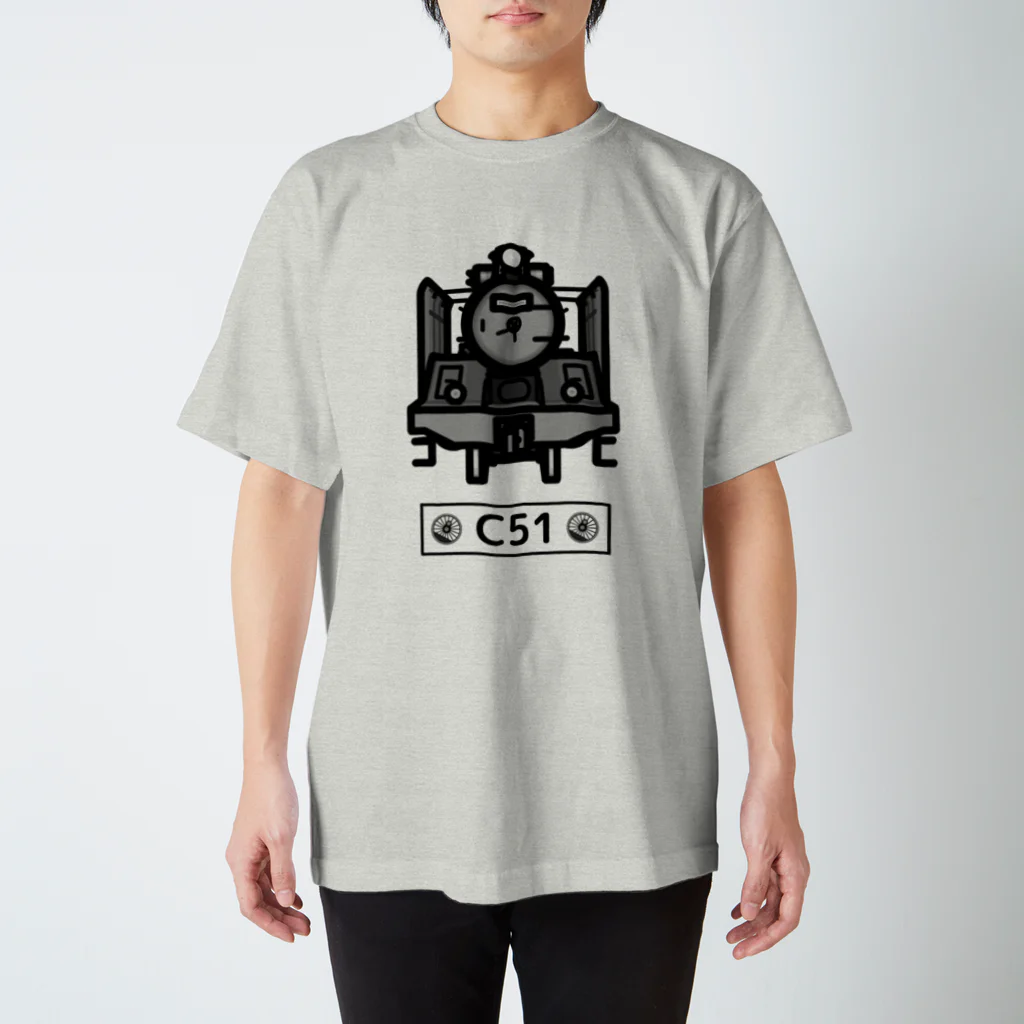 これから企画の「C51」蒸気機関車  スタンダードTシャツ