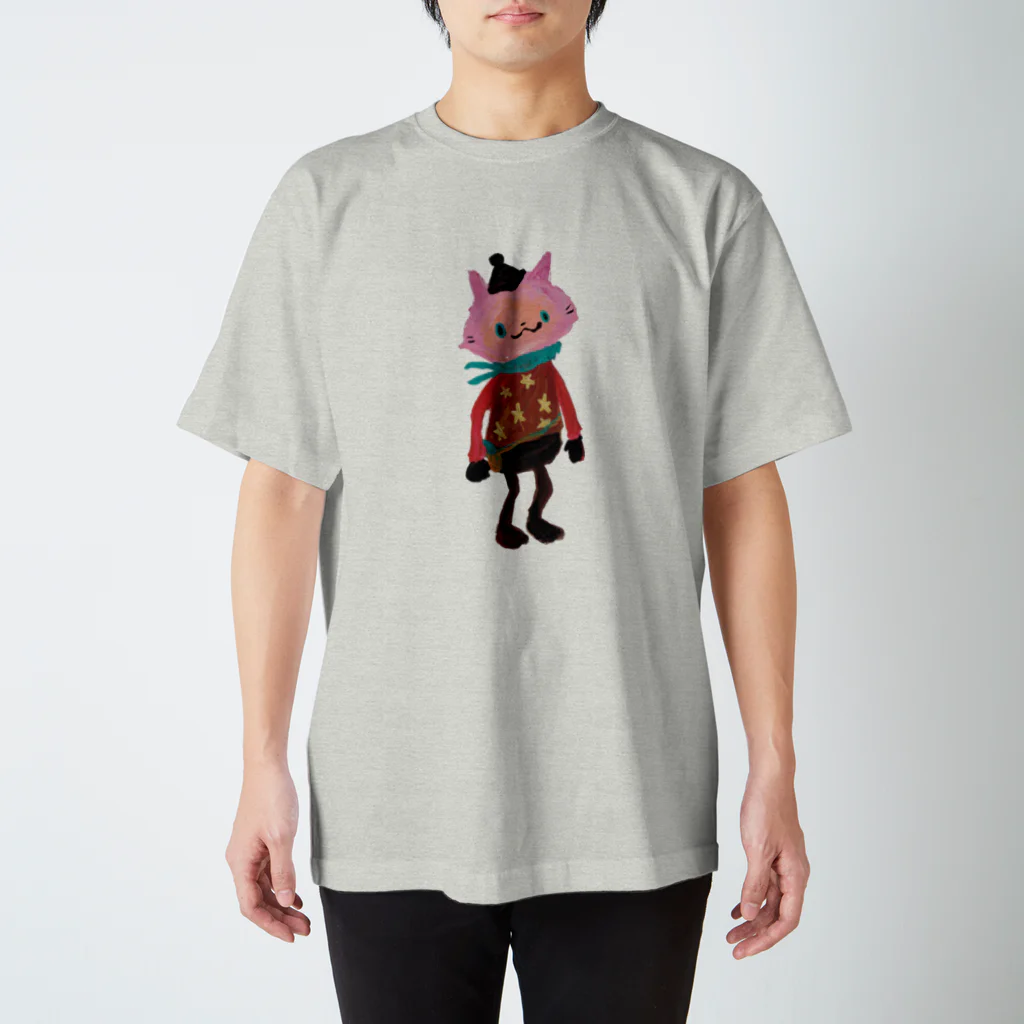 COULEUR PECOE（クルールペコ）のねこびとさん（Sakura） スタンダードTシャツ