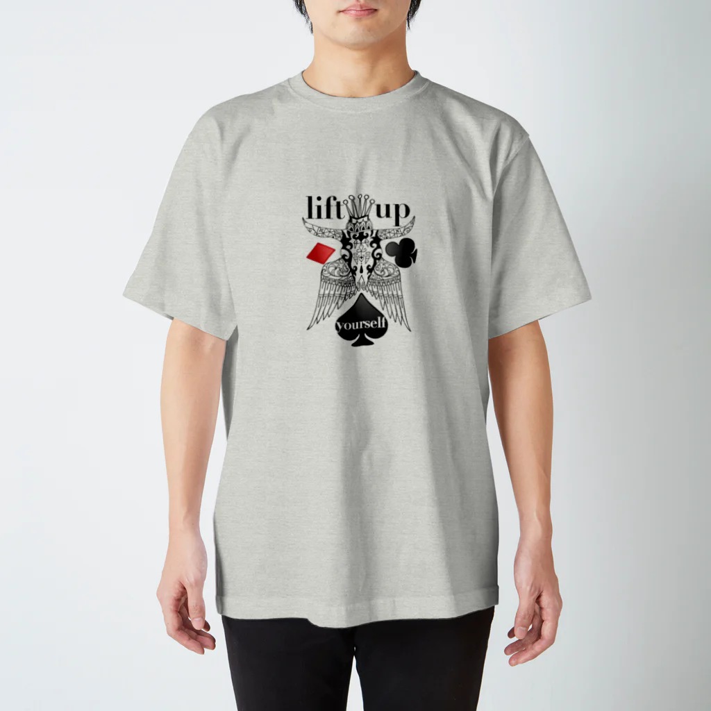 Jackpool のバロックトランプ柄 티셔츠