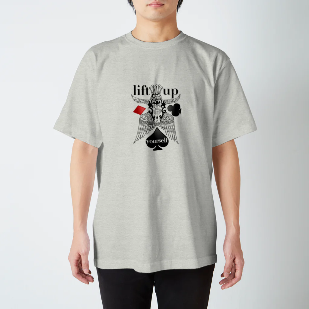 Jackpool のバロックトランプ柄 スタンダードTシャツ