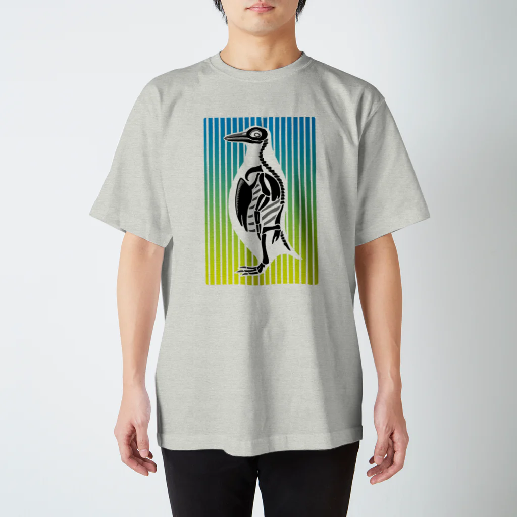 やまもりのPenguin's skeleton Regular Fit T-Shirt