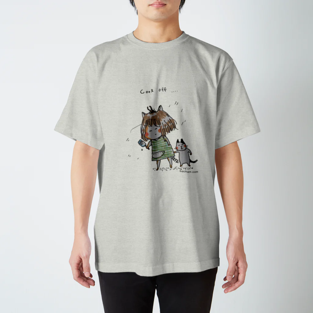 ほっかむねこ屋（アトリエほっかむ）のcool off Regular Fit T-Shirt