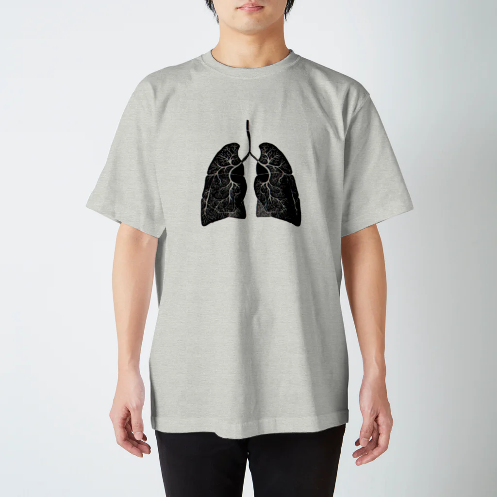 Reki_tabikarasuのHeavy smoker スタンダードTシャツ