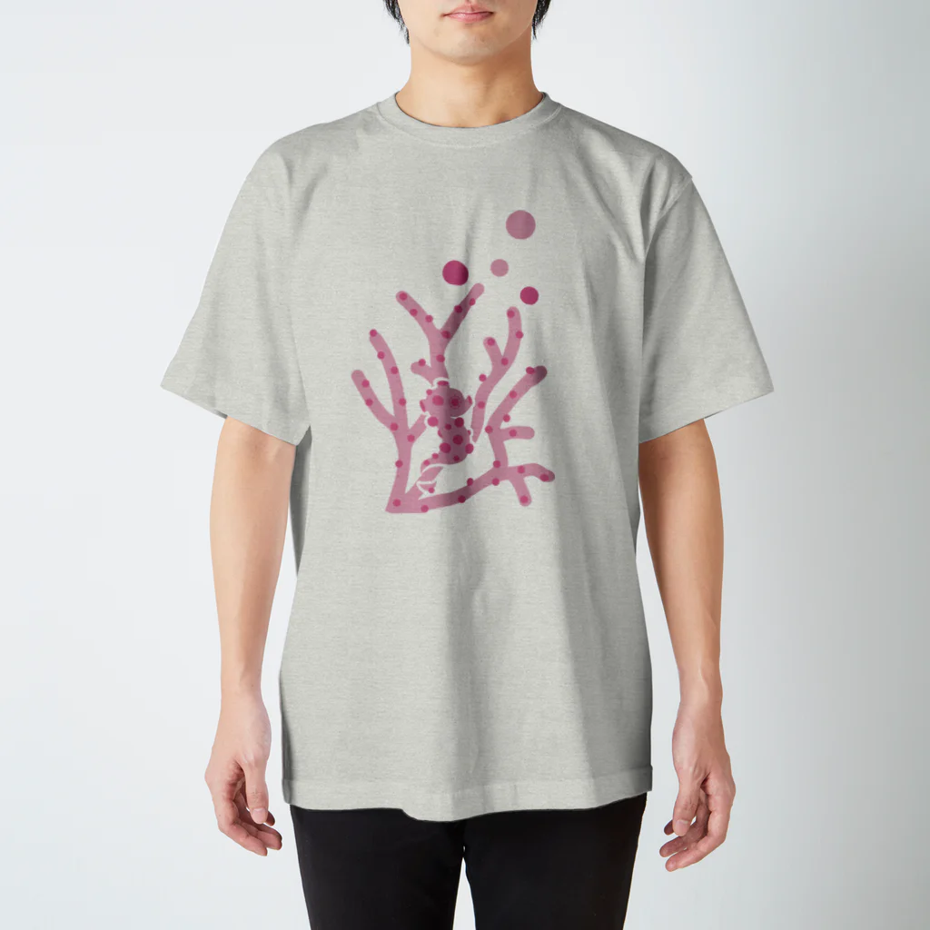 hitohana*＋α《ヒトハナ＋α》のhitohana ピグミーシーホース スタンダードTシャツ