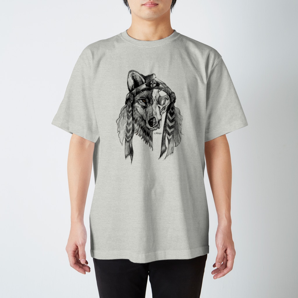 Ringo |  シュレの森のメメントモリの狼 Regular Fit T-Shirt