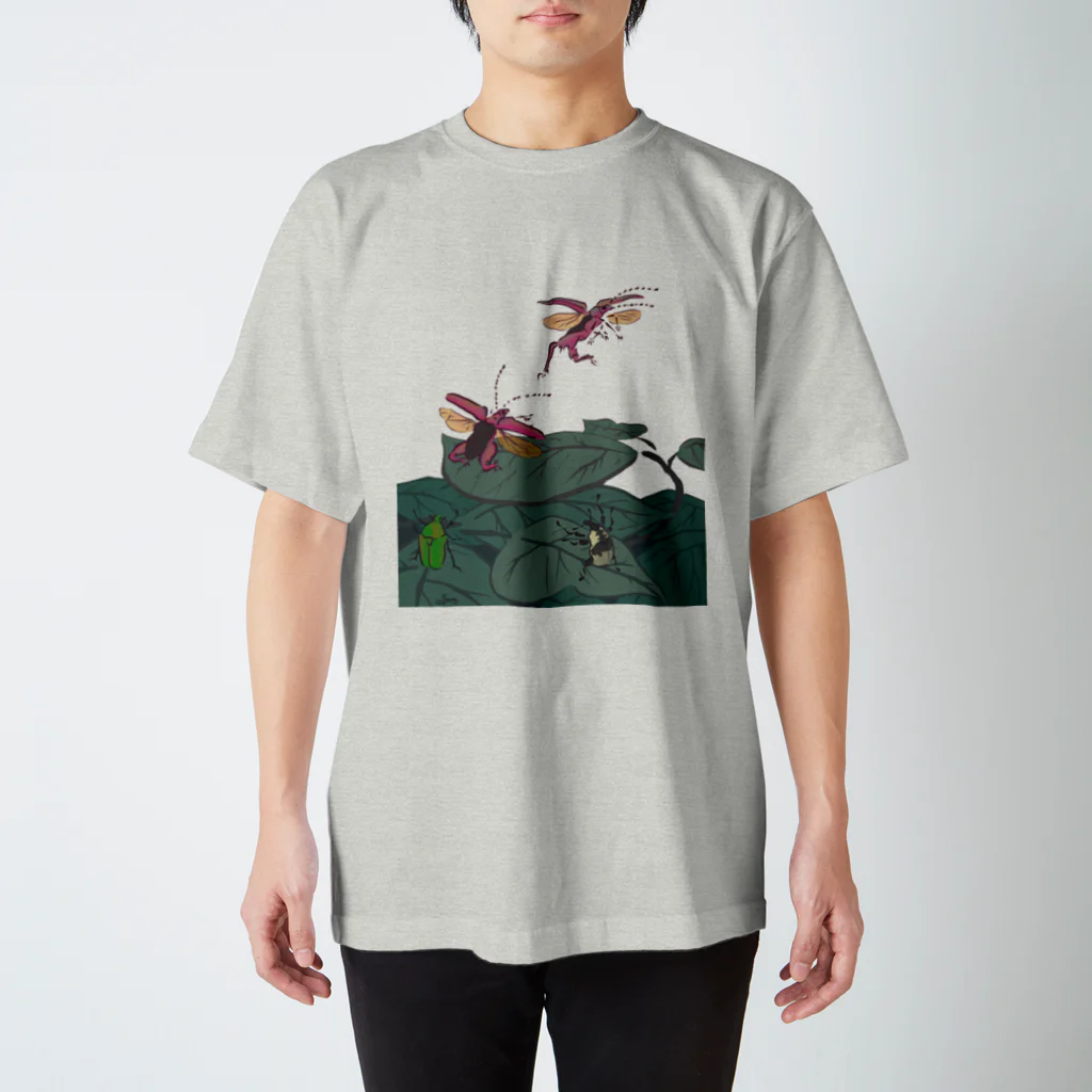 スカンクの虫蟲戯画　葛場所 スタンダードTシャツ