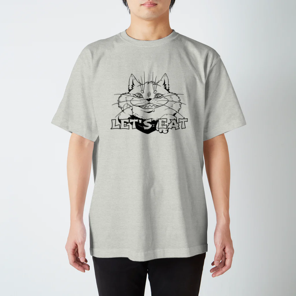 ぽに子のLet's eat  スタンダードTシャツ