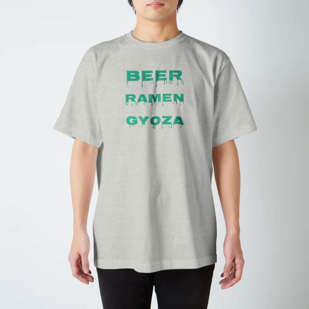 takibicoのビール・ラーメン・餃子のゴールデントライアングル Regular Fit T-Shirt