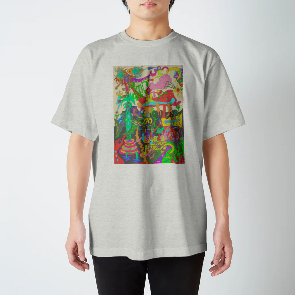 AaroninjapanのBear Regular Fit T-Shirt