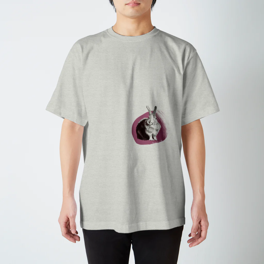 百のうさぎ Regular Fit T-Shirt