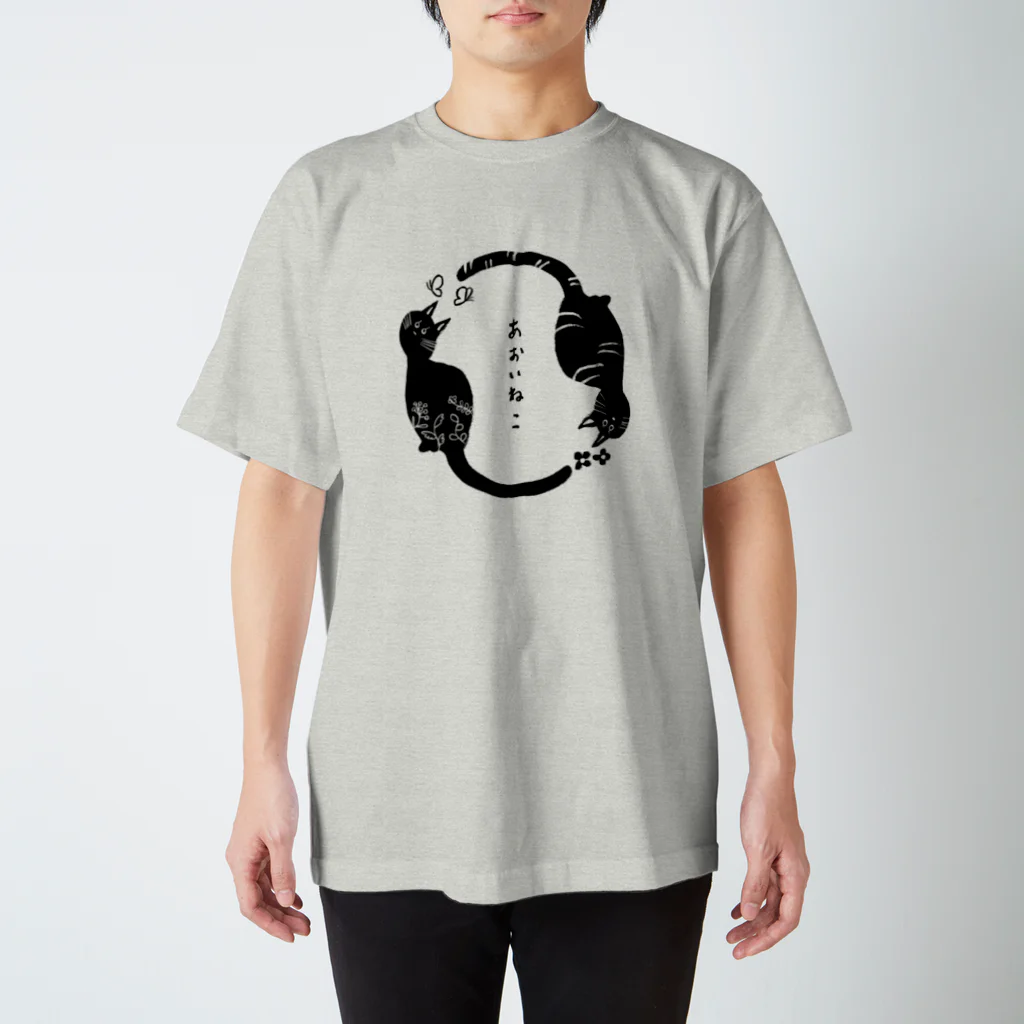 aoineko_otaruのあおいねこ 2 猫 Regular Fit T-Shirt