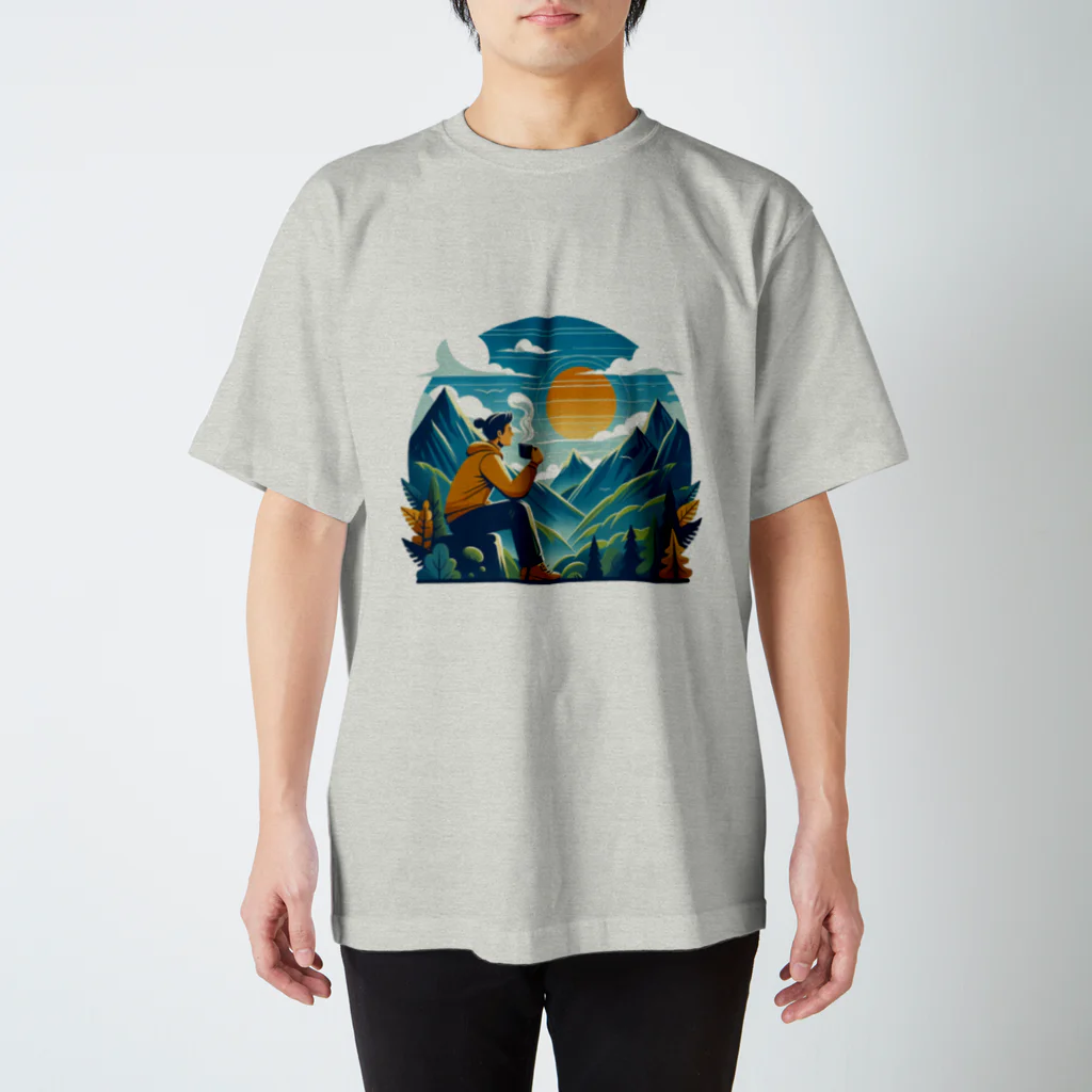 Forêt de Renardsのおはようコーヒー Regular Fit T-Shirt