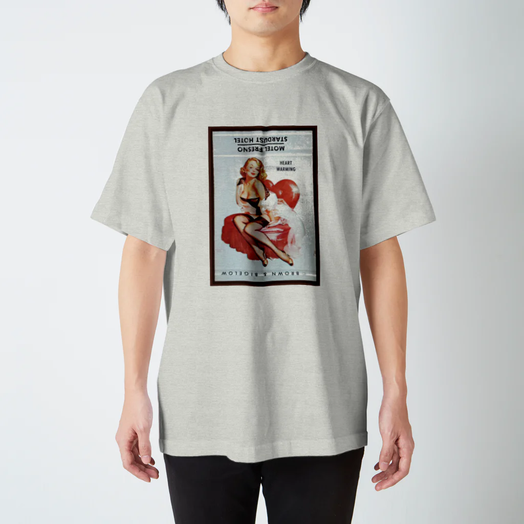 ★Rusteez★ by shop cocopariのMOTEL FRESNO STARDUST HOTEL スタンダードTシャツ