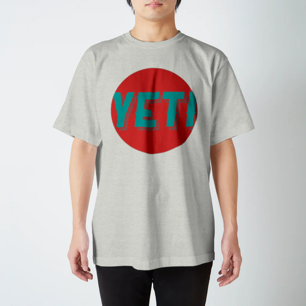 YETIMEETSのYeti meets girl (red) スタンダードTシャツ