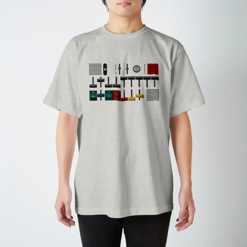 あおいろらじおのYAMAHA reface YC slider Regular Fit T-Shirt